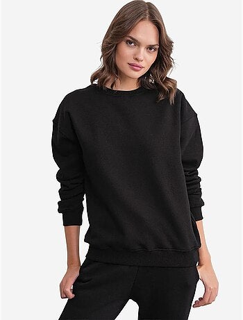Conjunto básico de duas peças de sweatshirt e jogger mixray