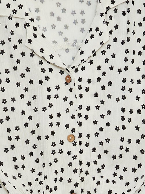 Conjunto blusa + calções - 2 peças - Kiabi