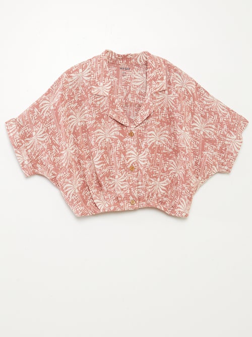 Conjunto blusa + calções - 2 peças - Kiabi