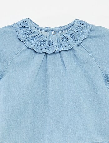 Conjunto blusa de manga curta + calções + chapéu - 3 peças