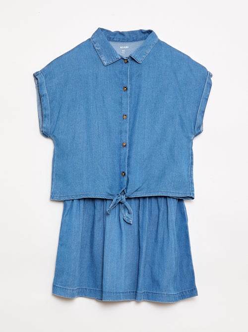 Conjunto blusa + saia - 2 peças - Kiabi