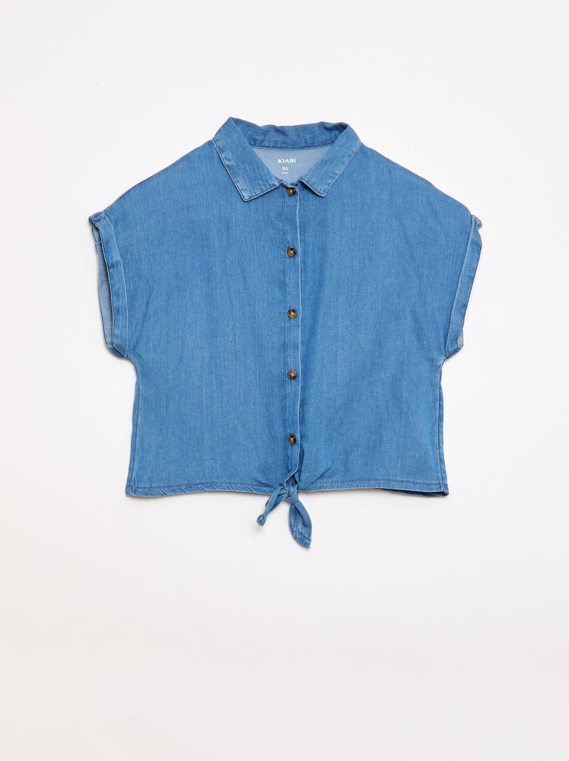 Conjunto blusa + saia - 2 peças Azul - Kiabi