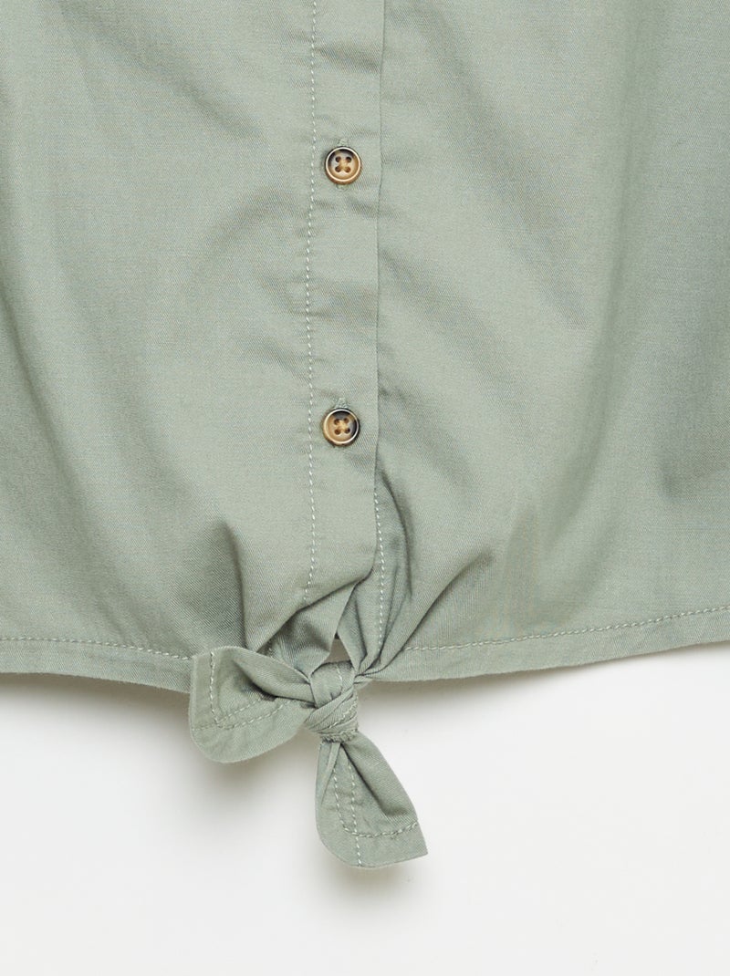 Conjunto blusa + saia - 2 peças Verde - Kiabi