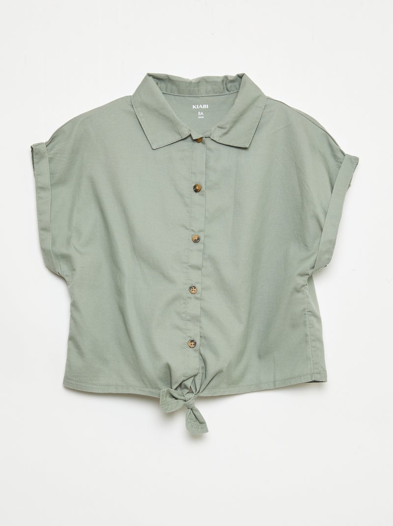 Conjunto blusa + saia - 2 peças Verde - Kiabi