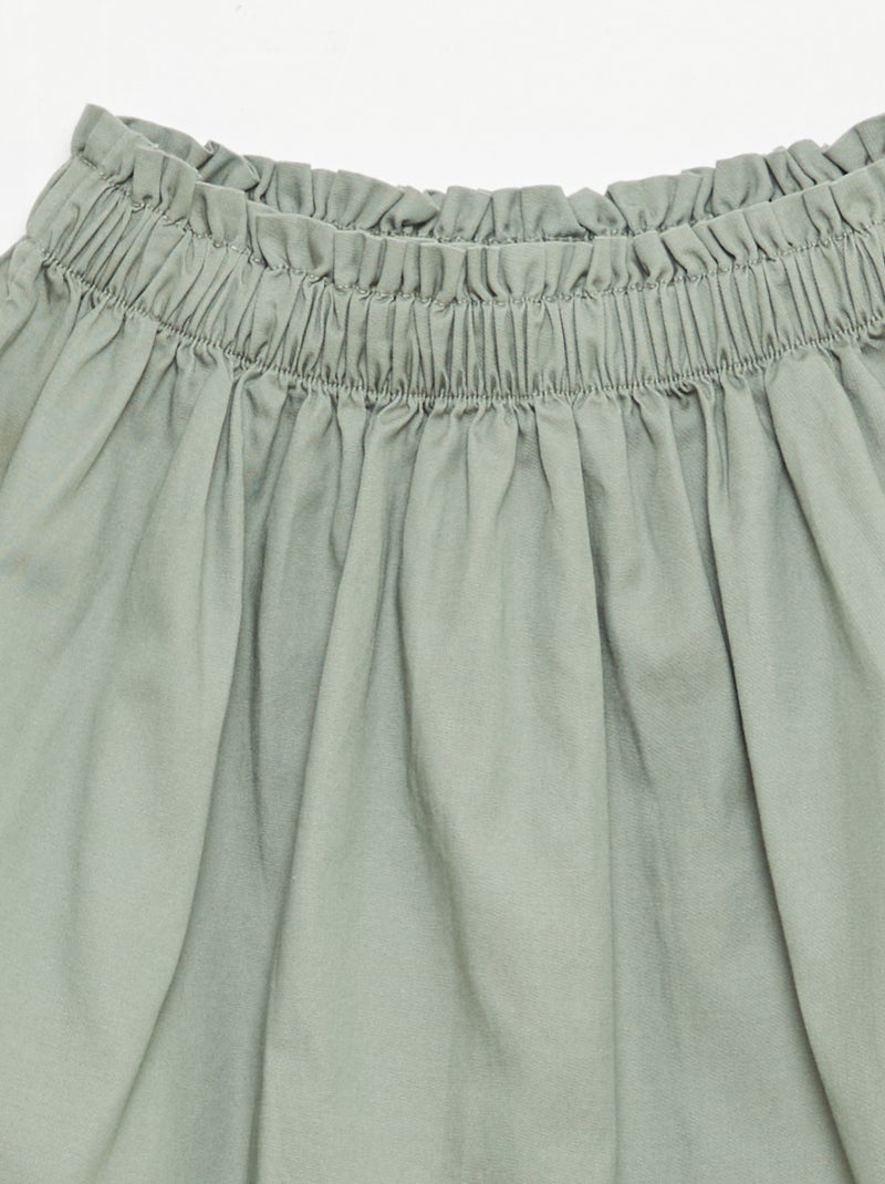 Conjunto blusa + saia - 2 peças Verde - Kiabi