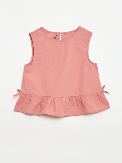 Conjunto blusa sem mangas + calças - 2 peças - Kiabi