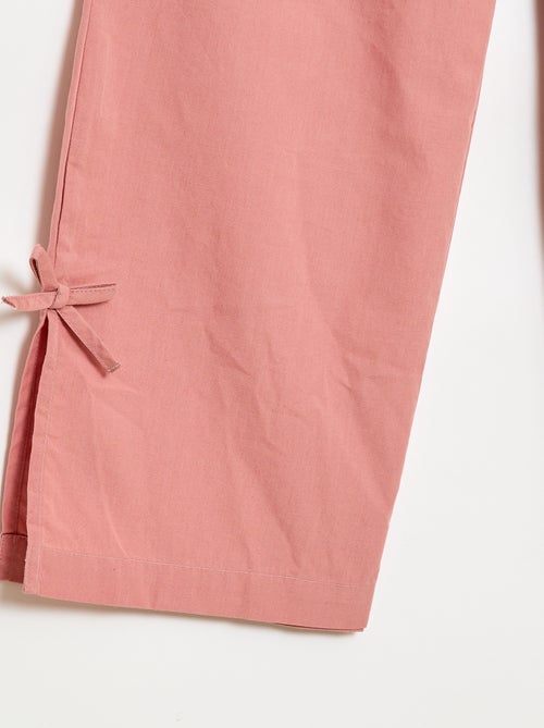 Conjunto blusa sem mangas + calças - 2 peças - Kiabi