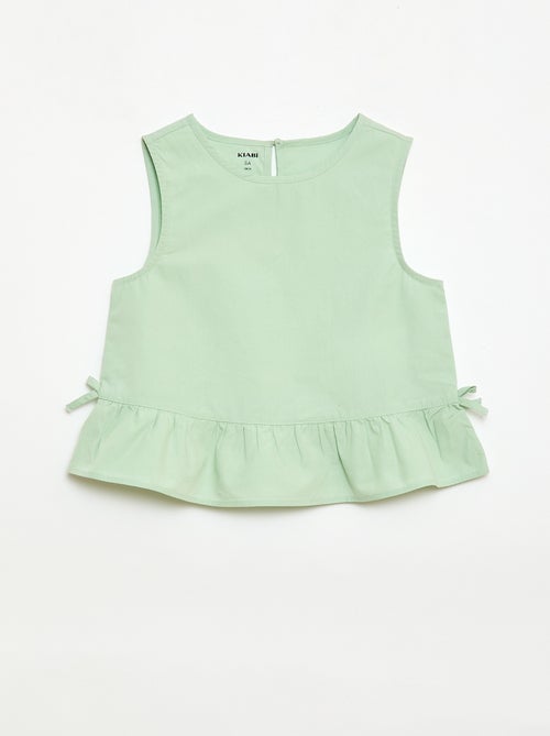 Conjunto blusa sem mangas + calças - 2 peças - Kiabi