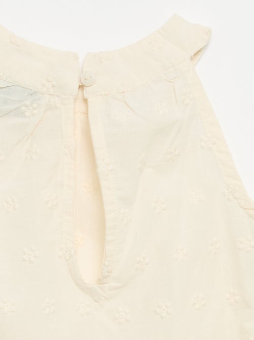 Conjunto blusa sem mangas + calções - Kiabi