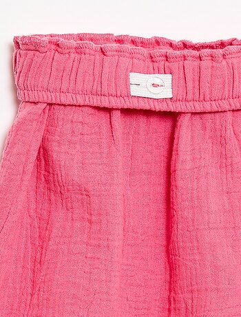 Conjunto blusa + short liso - 2 peças