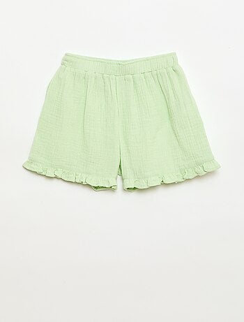 Conjunto blusa + short liso - 2 peças