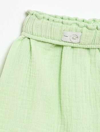 Conjunto blusa + short liso - 2 peças