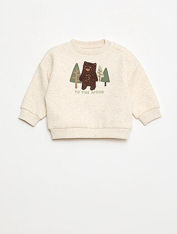 Conjunto sweatshirt + leggings com desenho