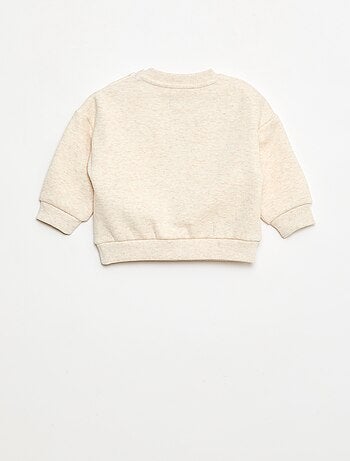 Conjunto sweatshirt + leggings com desenho