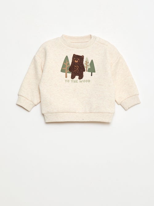 Conjunto blusão + leggings com desenho - Kiabi