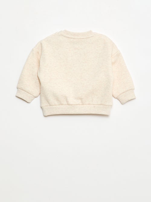 Conjunto blusão + leggings com desenho - Kiabi