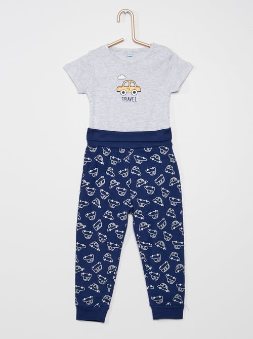 Conjunto body + calças - Kiabi