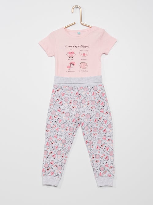 Conjunto body + calças - Kiabi