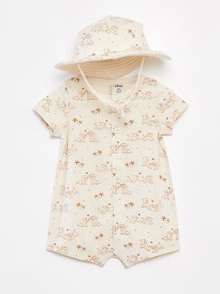 Conjunto body + chapéu 'Disney'  - 2 peças