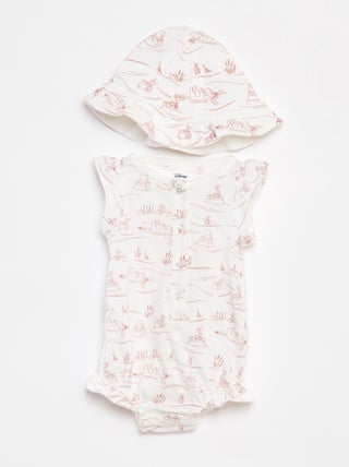 Conjunto body + chapéu 'Disney'  - 2 peças