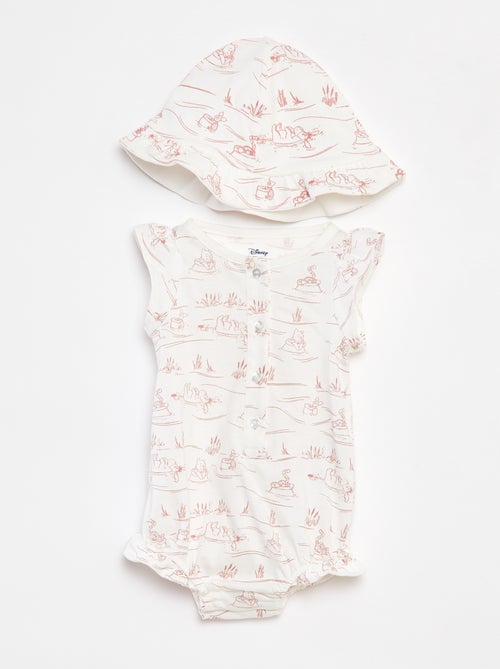 Conjunto body + chapéu 'Disney'  - 2 peças - Kiabi
