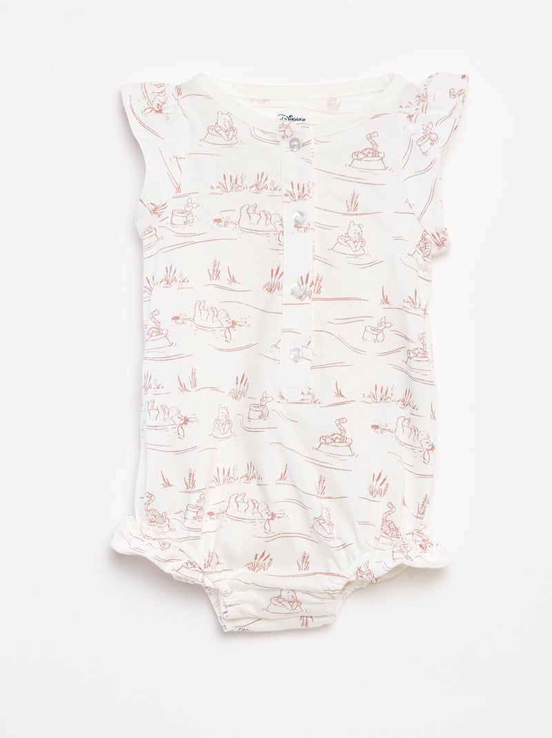 Conjunto body + chapéu 'Disney'  - 2 peças BRANCO - Kiabi