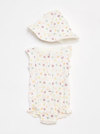 Conjunto body + chapéu 'Disney'  - 2 peças