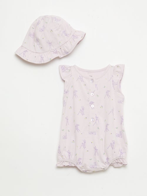 Conjunto body + chapéu 'Marie' 'Disney' - 2 peças - Kiabi