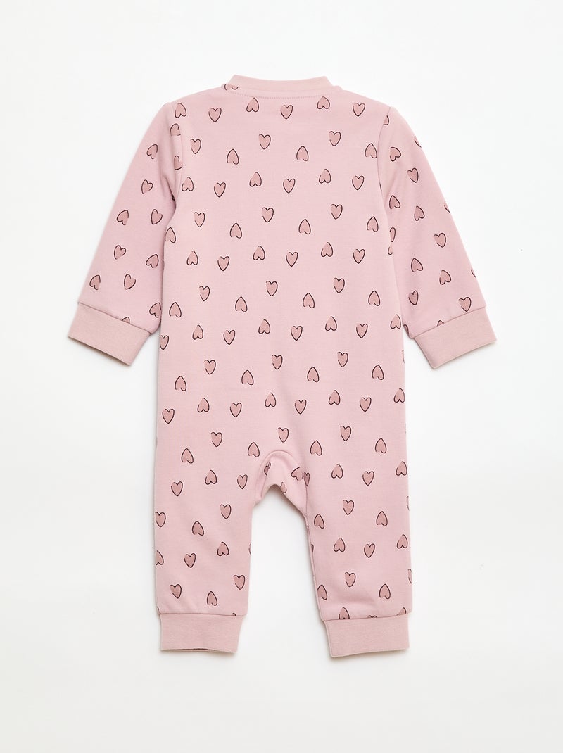 Conjunto body + colete acolchoado Rosa - Kiabi