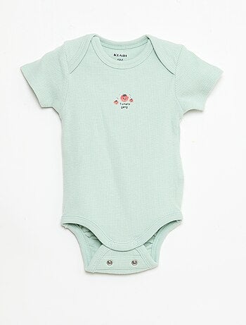 Conjunto body evolutivo + pijama em malha canelada