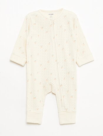 Conjunto body evolutivo + pijama em malha canelada