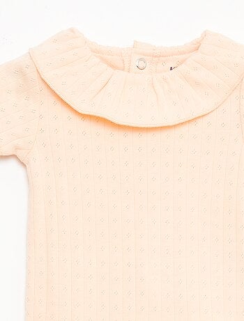 Conjunto body evolutivo + pijama em malha canelada