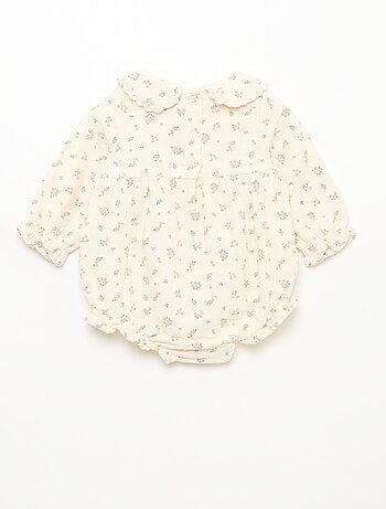 Conjunto body florido + collants