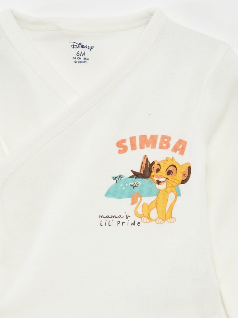 Conjunto body + leggings com pés 'Simba' VERDE - Kiabi