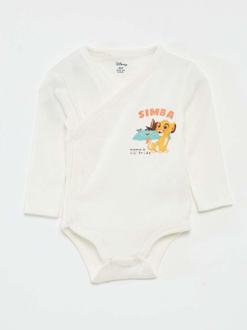 Conjunto body + leggings com pés 'Simba' VERDE - Kiabi