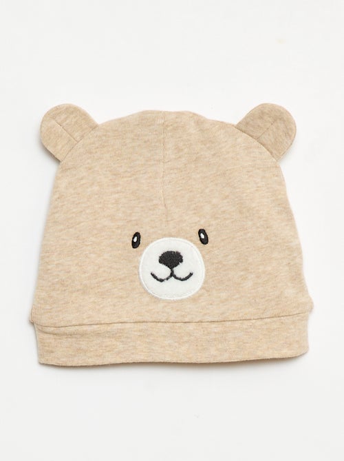 Conjunto body + leggings + gorro Natal em algodão - Kiabi