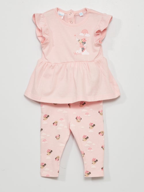Conjunto body vestido + leggings - 2 peças - Kiabi