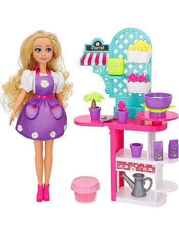 Conjunto boneca flor com acessórios dreameez