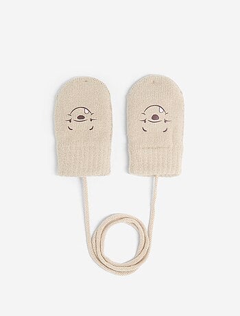 Conjunto cachecol + snood + luvas 'Disney' - 3 peças