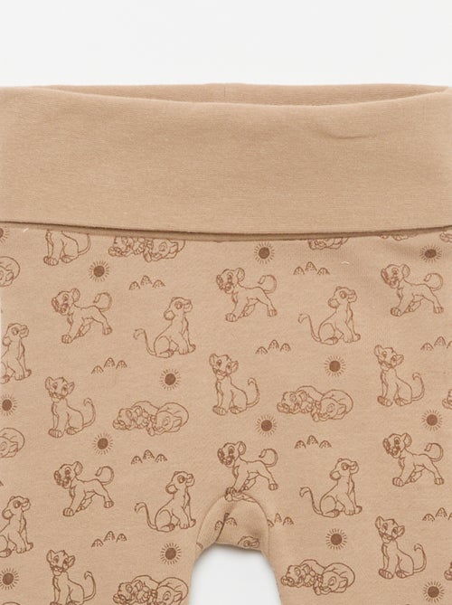 Conjunto calça + body + gorro "Simba" - 3 peças - Kiabi