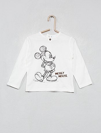 Conjunto calças com alças + t-shirt 'Mickey' - Kiabi