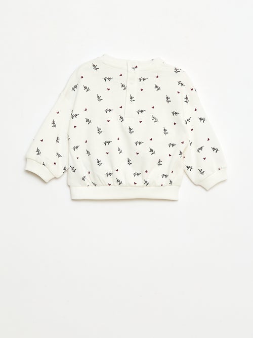 Conjunto calças de fato de treino em moletão sweatshirt+ leggings - 2 peças - Kiabi