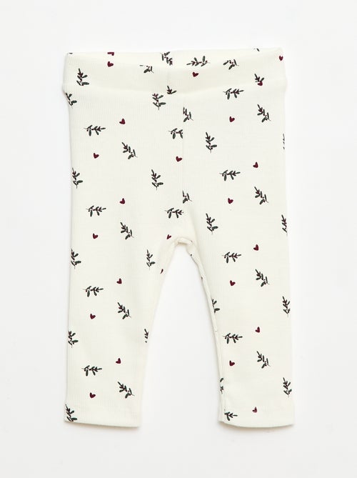 Conjunto calças de fato de treino em moletão sweatshirt+ leggings - 2 peças - Kiabi