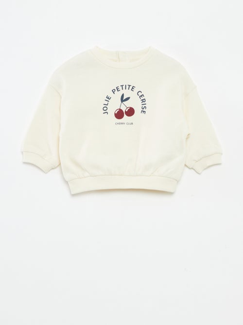 Conjunto calças de fato de treino em moletão sweatshirt+ leggings - 2 peças - Kiabi