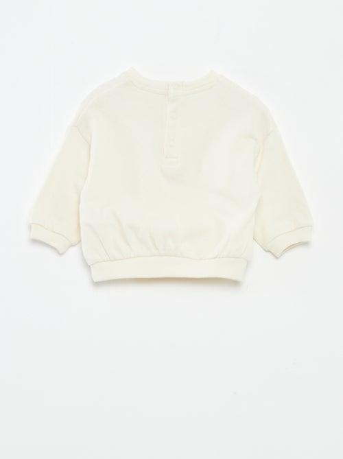 Conjunto calças de fato de treino em moletão sweatshirt+ leggings - 2 peças - Kiabi