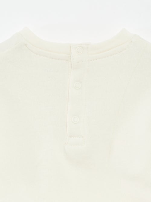 Conjunto calças de fato de treino em moletão sweatshirt+ leggings - 2 peças - Kiabi