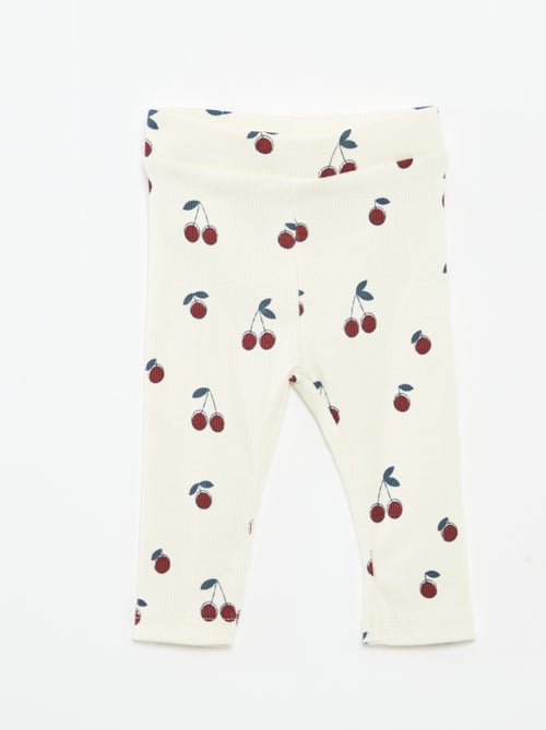 Conjunto calças de fato de treino em moletão sweatshirt+ leggings - 2 peças - Kiabi