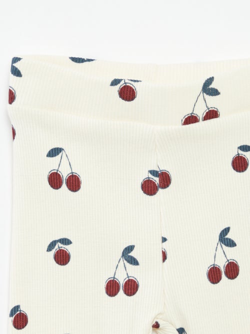 Conjunto calças de fato de treino em moletão sweatshirt+ leggings - 2 peças - Kiabi