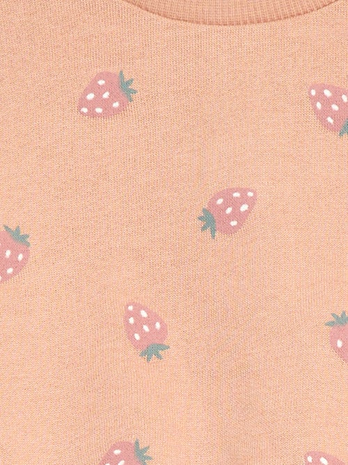 Conjunto calças de fato de treino em moletão sweatshirt+ leggings - 2 peças - Kiabi