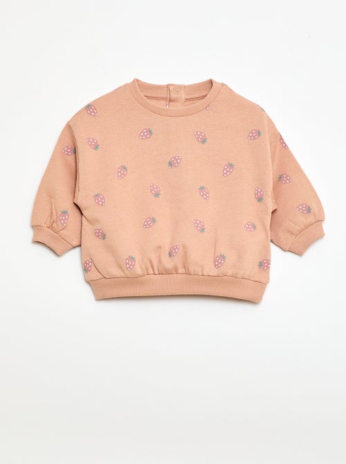 Conjunto calças de fato de treino em moletão sweatshirt+ leggings - 2 peças - Kiabi